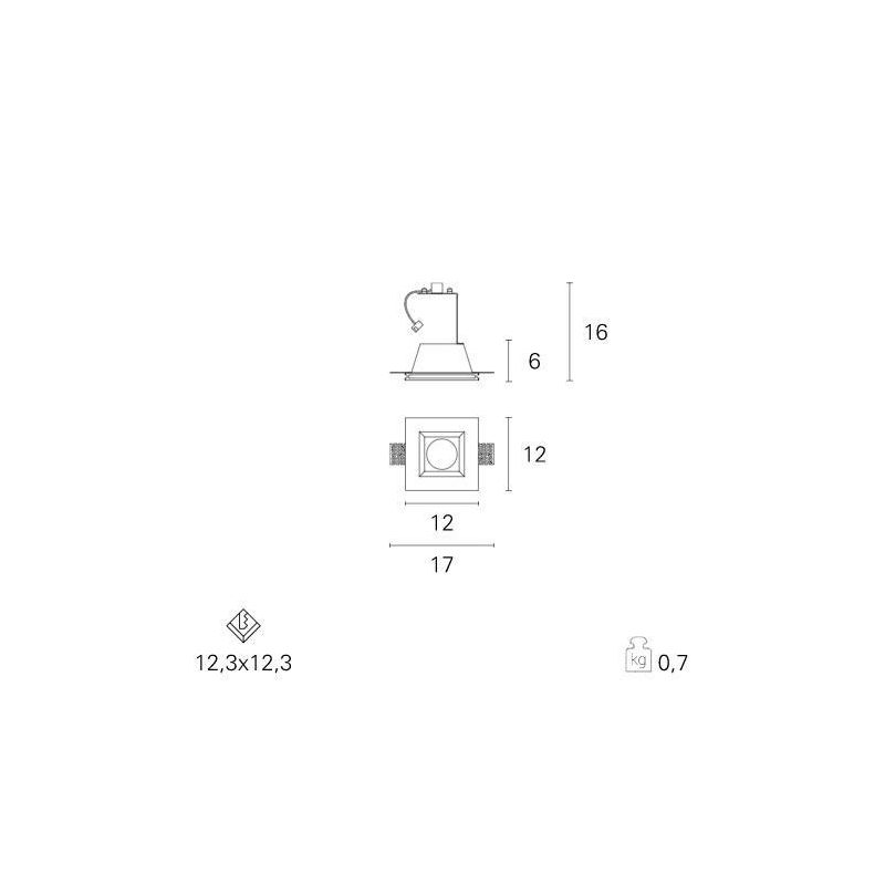 PRIAMO FARETTO DA INCASSO IN GESSO Pan International - Cristalensi Shop Online