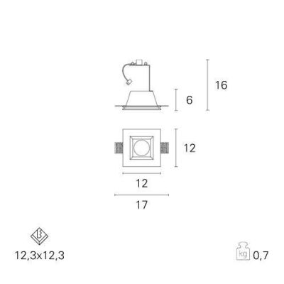 PRIAMO FARETTO DA INCASSO IN GESSO Pan International - Cristalensi Shop Online
