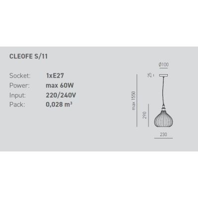 CLEOFE SOSPENSIONE IN VETRO COLORI BIANCO, COBALTO, AMBRA O OCRA CON DECORO A RILIEVO DELLA GEA LUCE GEA LUCE - Cristalensi Shop