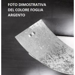 CAMILLA PLAFONIERA PICCOLA FOGLIA ARGENTO O ORO IN VETRO DI GEA LUCE MODERNA GEA LUCE - Cristalensi Shop Online 2