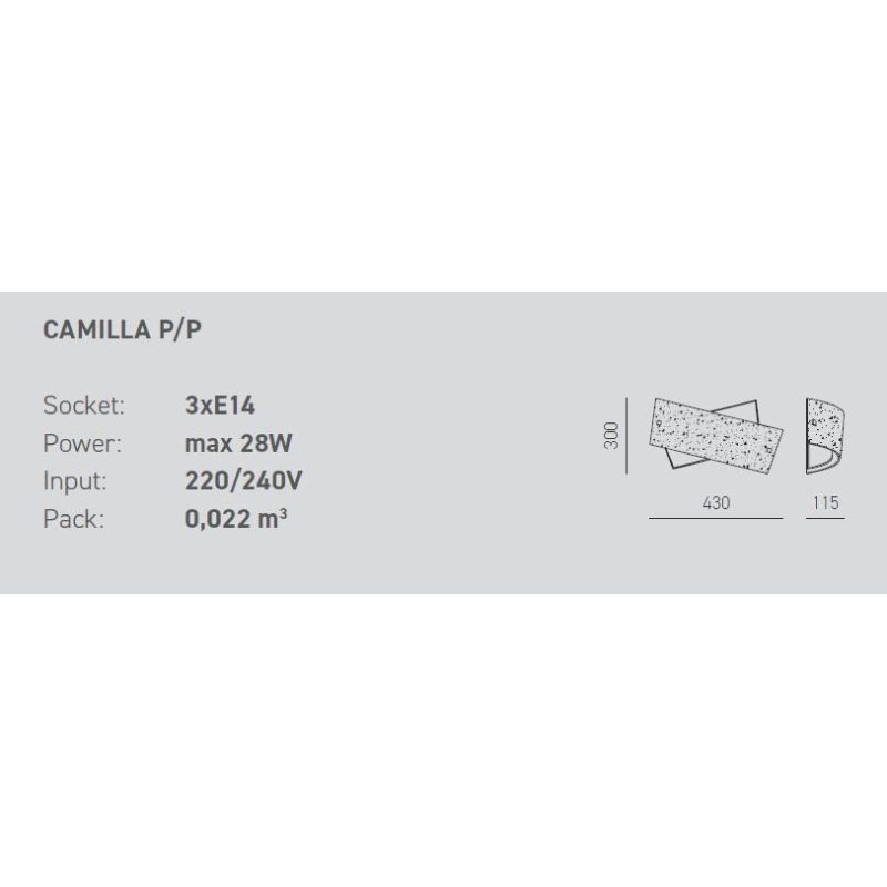 CAMILLA PLAFONIERA PICCOLA FOGLIA ARGENTO O ORO IN VETRO DI GEA LUCE MODERNA GEA LUCE - Cristalensi Shop Online