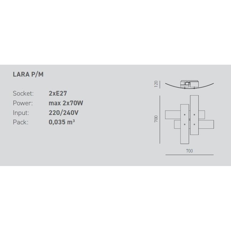 LARA LAMPADA DA SOFFITTO IN VETRO MEDIA IN FOGLIA ORO O ARGENTO DI GEA LUCE GEA LUCE - Cristalensi Shop Online