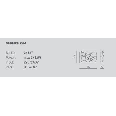 NEREIDE PLAFONIERA GRANDE DI GEA LUCE IN VETRO DECORATO ECONOMICA MODERNA GEA LUCE - Cristalensi Shop Online