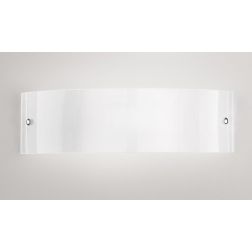 MICHELA AG APPLIQUE MODERNA ED ECONOMICA IN VETRO BIANCO DELLA GEA LUCE GEA LUCE - Cristalensi Shop Online