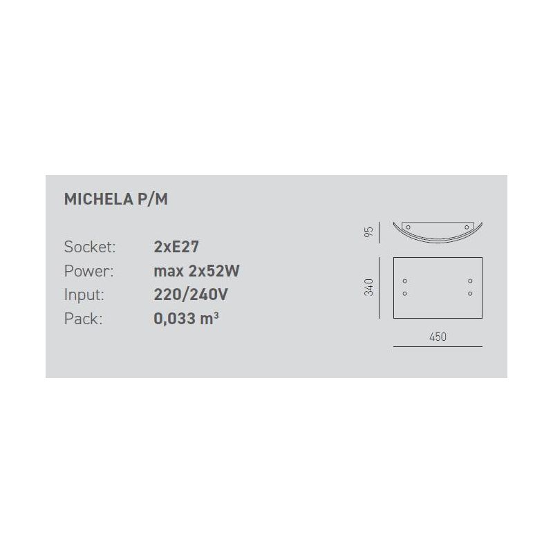 MICHELA GRANDE PLAFONIERA IN VETRO LUCIDO GEA LUCE - Cristalensi Shop Online