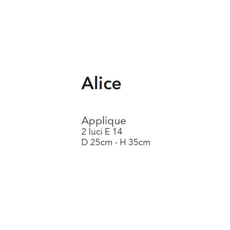 ALICE APPLIQUE MODERNA 2 LUCI A SFERA CON OTTAGONI IN CRISTALLO FINITURA CROMO CRISTALENSI LUX - Cristalensi Shop Online