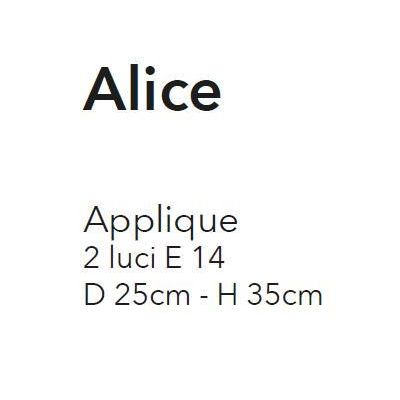 ALICE APPLIQUE MODERNA 2 LUCI A SFERA CON OTTAGONI IN CRISTALLO FINITURA CROMO CRISTALENSI LUX - Cristalensi Shop Online