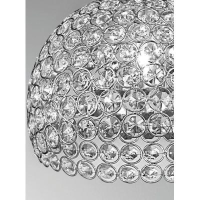 LARA SOSPENSIONE SINGOLA CONTEMPORANEA CON DIFFUSORE IN OTTAGONI DI CRISTALLO CRISTALENSI LUX - Cristalensi Shop Online