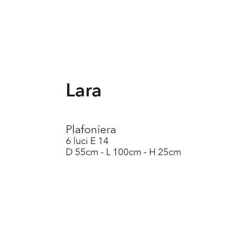 LARA PL6 PLAFONIERA 6 LUCI A SFERA CON OTTAGONI DI CRISTALLO DESIGN MODERNO CRISTALENSI LUX - Cristalensi Shop Online