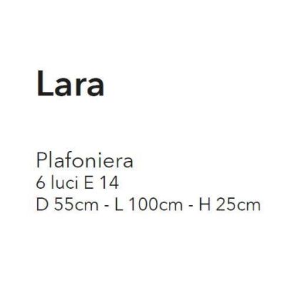 LARA PL6 PLAFONIERA 6 LUCI A SFERA CON OTTAGONI DI CRISTALLO DESIGN MODERNO CRISTALENSI LUX - Cristalensi Shop Online