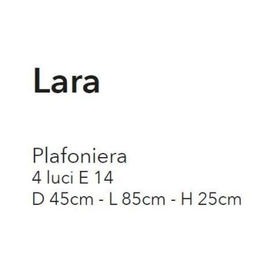 LARA PL4 PLAFONIERA 4 LUCI A SFERA CON OTTAGONI DI CRISTALLO DESIGN MODERNO CRISTALENSI LUX - Cristalensi Shop Online