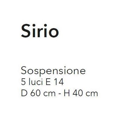 SIRIO LAMPADARIO 5 LUCI CROMATO CON DIFFUSORI IN VETRO SATINATO E DETTAGLI IN CRISTALLO CRISTALENSI LUX - Cristalensi Shop Onlin