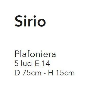 SIRIO PLAFONIERA 5 LUCI METALLO CROMO CON DIFFUSORI IN VETRO SATINATO E DETTAGLI IN CRISTALLO CRISTALENSI LUX - Cristalensi Shop