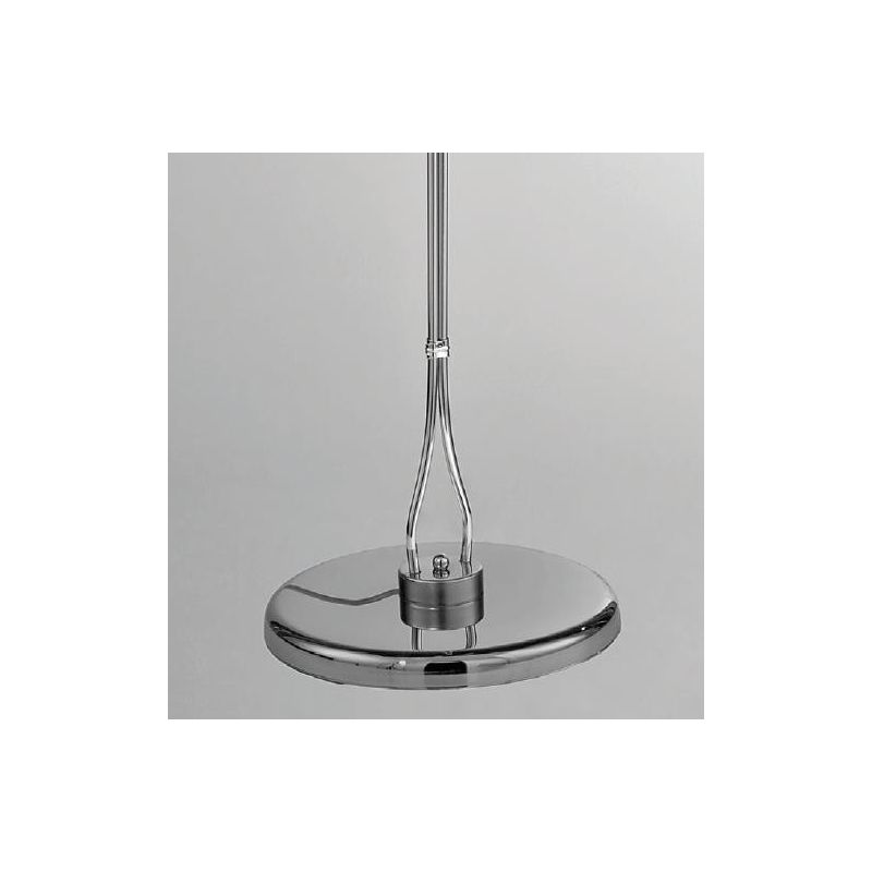 SIRIO PIANTANA IN METALLO CROMO CON DIFFUSORI IN VETRO SATINATO E DETTAGLI IN CRISTALLO CRISTALENSI LUX - Cristalensi Shop Onlin