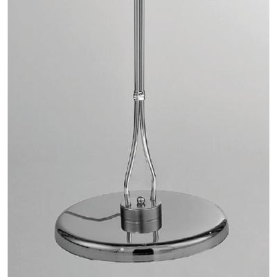 SIRIO PIANTANA IN METALLO CROMO CON DIFFUSORI IN VETRO SATINATO E DETTAGLI IN CRISTALLO CRISTALENSI LUX - Cristalensi Shop Onlin