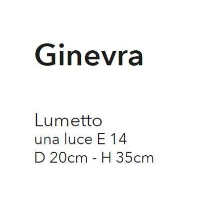 GINEVRA LUMETTO CLASSICO IN METALLO CROMO CON DIFFUSORE IN VETRO CRISTALENSI LUX - Cristalensi Shop Online