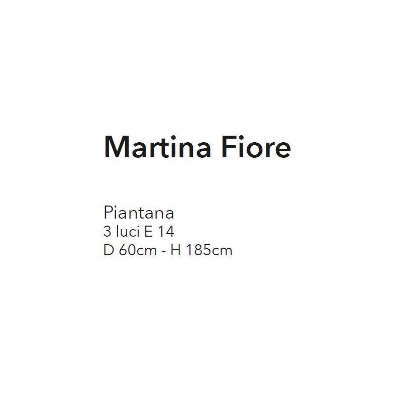 MARTINA FIORE PIANTANA MODERNA 3 LUCI IN METALLO CROMO CON ELEMENTI FLOREALI IN CRISTALLO CRISTALENSI LUX - Cristalensi Shop Onl