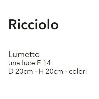 RICCIOLO LUMETTO CROMO CON RICCIOLI DECORATIVI IN VETRO COLORATO DESIGN MODERNO CRISTALENSI LUX - Cristalensi Shop Online