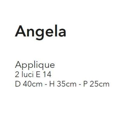 ANGELA APPLIQUE CLASSICA 2 LUCI METALLO BIANCO ANTICO CON DIFFUSORI FLOREALI IN VETRO CRISTALENSI LUX - Cristalensi Shop Online