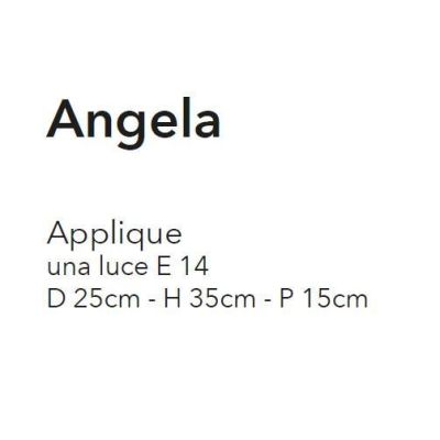 ANGELA APPLIQUE CLASSICA METALLO BIANCO ANTICO CON DIFFUSORE FLOREALE IN VETRO CRISTALENSI LUX - Cristalensi Shop Online