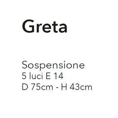 GRETA SOSPENSIONE CLASSICA IN METALLO BIANCO ANTICO CON DIFFUSORI FLOREALI IN VETRO ECONOMICA CRISTALENSI LUX - Cristalensi Shop