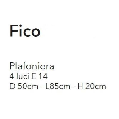 FICO PLAFONIERA FLOREALE 4 LUCI IN METALLO AVORIO O BRONZO CON DIFFUSORI IN VETRO CRISTALENSI LUX - Cristalensi Shop Online