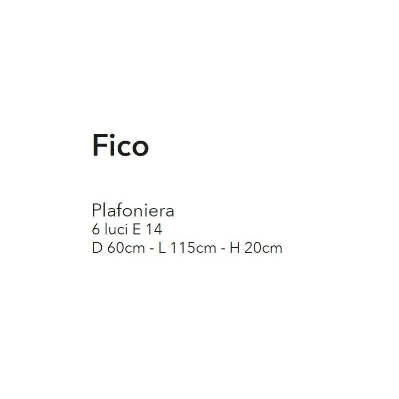 FICO PLAFONIERA 6 LUCI IN METALLO AVORIO O BRONZO FLOREALE CON DIFFUSORI IN VETRO CRISTALENSI LUX - Cristalensi Shop Online