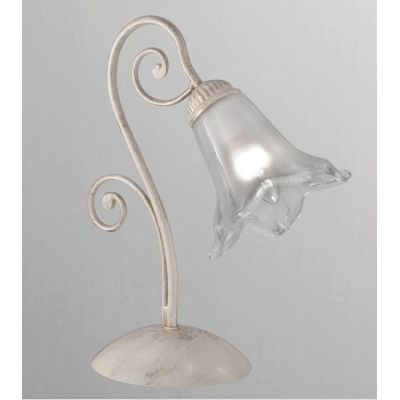 GIOIA LUMETTO AVORIO ANTICO CLASSICO ED ECONOMICO CON DIFFUSORE IN VETRO CRISTALENSI LUX - Cristalensi Shop Online