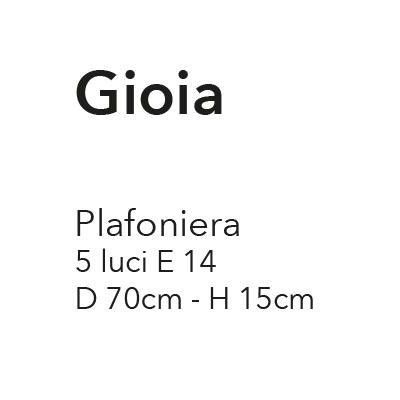 GIOIA PLAFONIERA CLASSICA AVORIO ANTICO ECONOMICA CON RICCIOLI E DIFFUSORI IN VETRO CRISTALENSI LUX - Cristalensi Shop Online