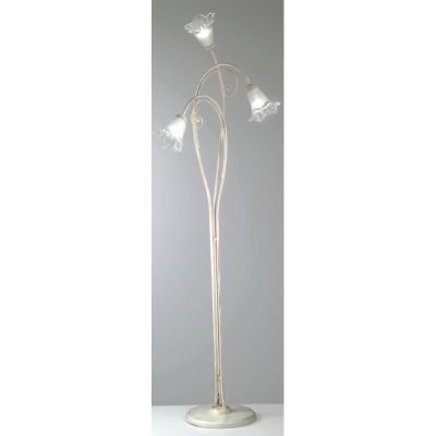 GIOIA PIANTANA CLASSICA AVORIO ANTICO CON RICCIOLI E DIFFUSORI IN VETRO CRISTALENSI LUX - Cristalensi Shop Online