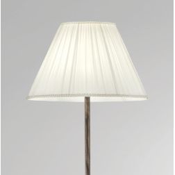 PAUL PIANTANA IN METALLO FINITURA CROMO,AVORIO O BRONZO CON PARALUME IN TESSUTO PLISSE CLASSICA CRISTALENSI LUX - Cristalensi Sh 2