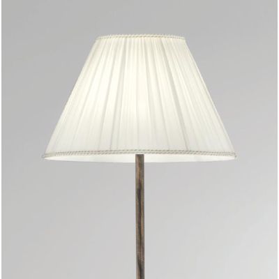 PAUL PIANTANA IN METALLO FINITURA CROMO,AVORIO O BRONZO CON PARALUME IN TESSUTO PLISSE CLASSICA CRISTALENSI LUX - Cristalensi Sh