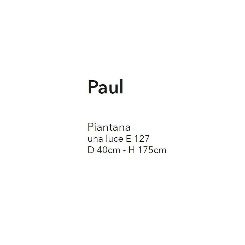 PAUL PIANTANA IN METALLO FINITURA CROMO,AVORIO O BRONZO CON PARALUME IN TESSUTO PLISSE CLASSICA CRISTALENSI LUX - Cristalensi Sh