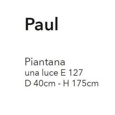 PAUL PIANTANA IN METALLO FINITURA CROMO,AVORIO O BRONZO CON PARALUME IN TESSUTO PLISSE CLASSICA CRISTALENSI LUX - Cristalensi Sh