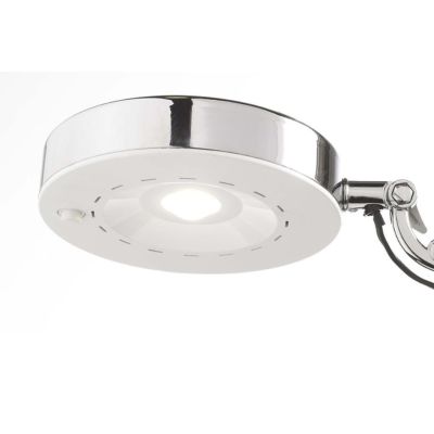 ALTER LAMPADA DA TAVOLO CON LED DA 5W 4000K IN NERO SNODI CROMO Pan International - Cristalensi Shop Online