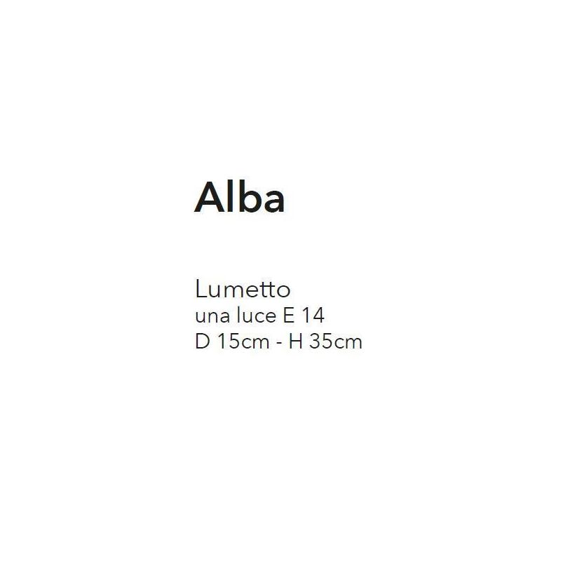 ALBA LAMPADA DA TAVOLO FLOREALE COLORE AVORIO ANTICO CON LAMPADINA A VISTA CRISTALENSI LUX - Cristalensi Shop Online
