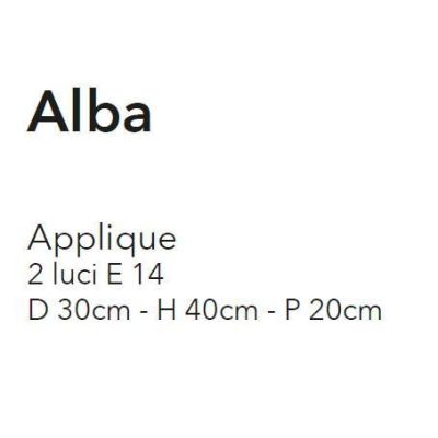 ALBA LAMPADA DA PARETE FLOREALE COLORE AVORIO ANTICO CON 2 LAMPADINE A VISTA CRISTALENSI LUX - Cristalensi Shop Online