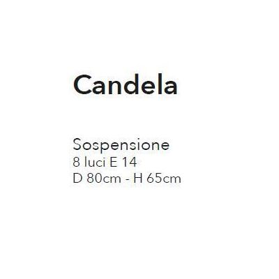 CANDELA LAMPADARIO CLASSICO IN METALLO BIANCO AVORIO O BRONZO CON LAMPADINE A VISTA CRISTALENSI LUX - Cristalensi Shop Online