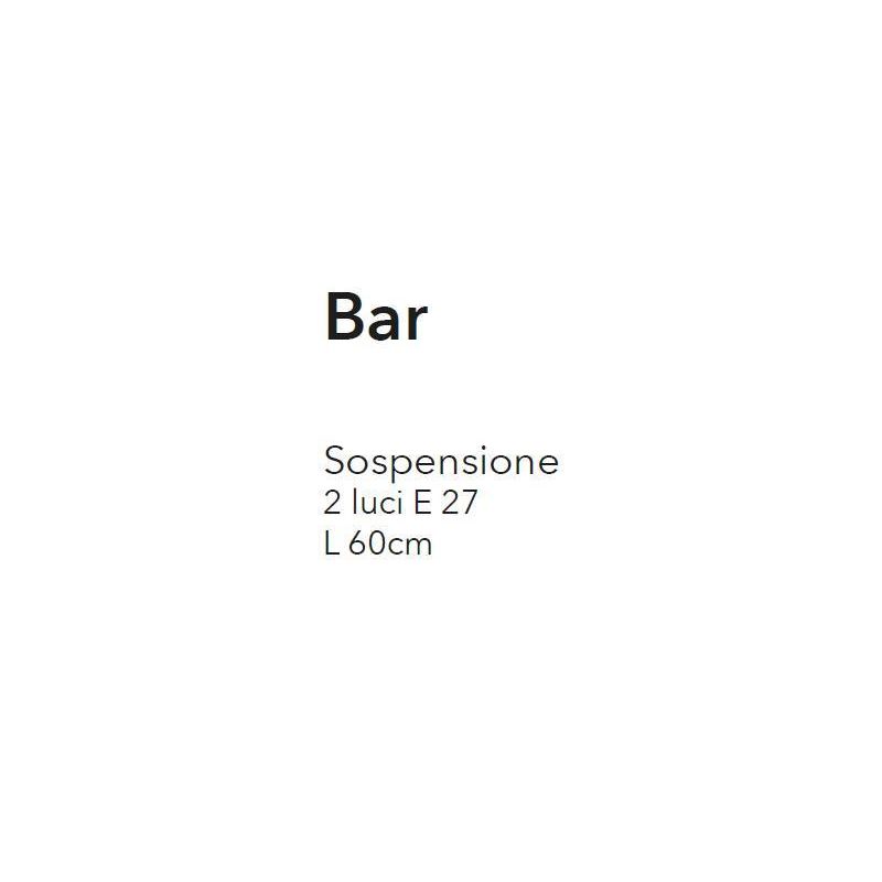 BAR SOSPENSIONE MODERNA 2 LUCI CON DIFFUSORI IN VETRO BIANCO LUCIDO DECORATO CRISTALENSI LUX - Cristalensi Shop Online