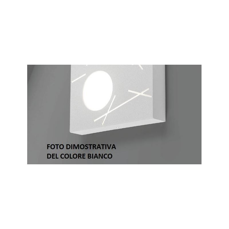 QUERCIA PLAFONIERA 4 LUCI MODERNA CM 40X40 SABBIA NERA O BIANCA ATTACCO GX53 CRISTALENSI LUX - Cristalensi Shop Online