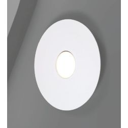 PEGASO PLAFONIERA ROTONDA DIAMETRO CM 26 BIANCA CON ATTACCO GX53 MODERNA ED ECONOMICA CRISTALENSI LUX - Cristalensi Shop Online