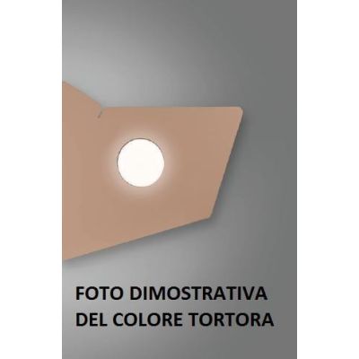 RAGGIO PLAFONIERA DESIGN MODERNO IN METALLO BIANCO O TORTORA 6 LUCI CON ATTACCO GX53 CRISTALENSI LUX - Cristalensi Shop Online