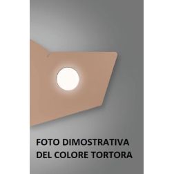 RAGGIO PLAFONIERA MODERNA 4 LUCI IN METALLO BIANCO O TORTORA CON ATTACCO GX53 CRISTALENSI LUX - Cristalensi Shop Online 2