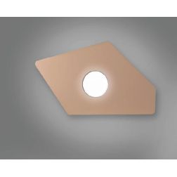 RAGGIO PLAFONIERA MODERNA ED ECONOMICA METALLO BIANCO O TORTORA CON ATTACCO GX53 CRISTALENSI LUX - Cristalensi Shop Online