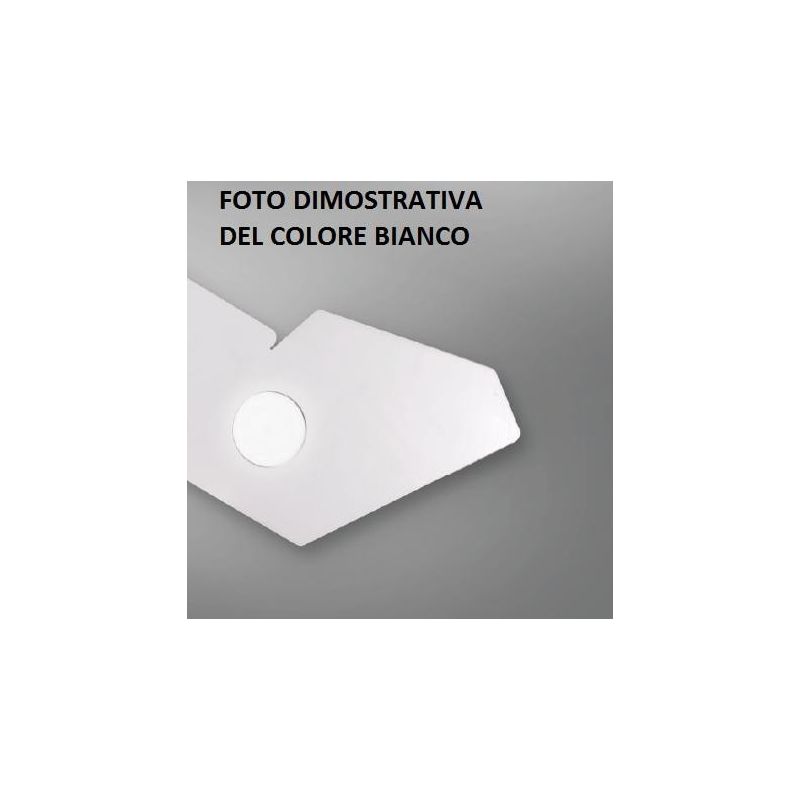 RAGGIO PLAFONIERA MODERNA ED ECONOMICA METALLO BIANCO O TORTORA CON ATTACCO GX53 CRISTALENSI LUX - Cristalensi Shop Online