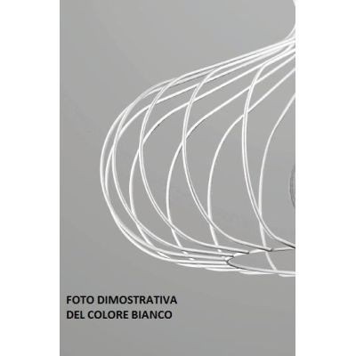 MILANO SOSPENSIONE VINTAGE CON STRUTTURA QUADRATA APERTA IN METALLO NERO BIANCO O CORTEN CRISTALENSI LUX - Cristalensi Shop Onli