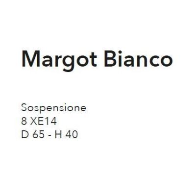 MARGOT LAMPADARIO A BRACCI CLASSICO IN METALLO BIANCO CON LAMPADINE A VISTA CRISTALENSI LUX - Cristalensi Shop Online