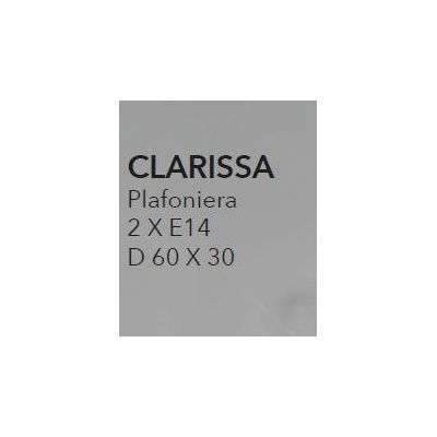 CLARISSA APPLIQUE PLAFONIERA 2 LUCI BIANCO PATINATO RAME DIFFUSORI FLOREALI E DETTAGLI IN CRISTALLO CRISTALENSI LUX - Cristalens