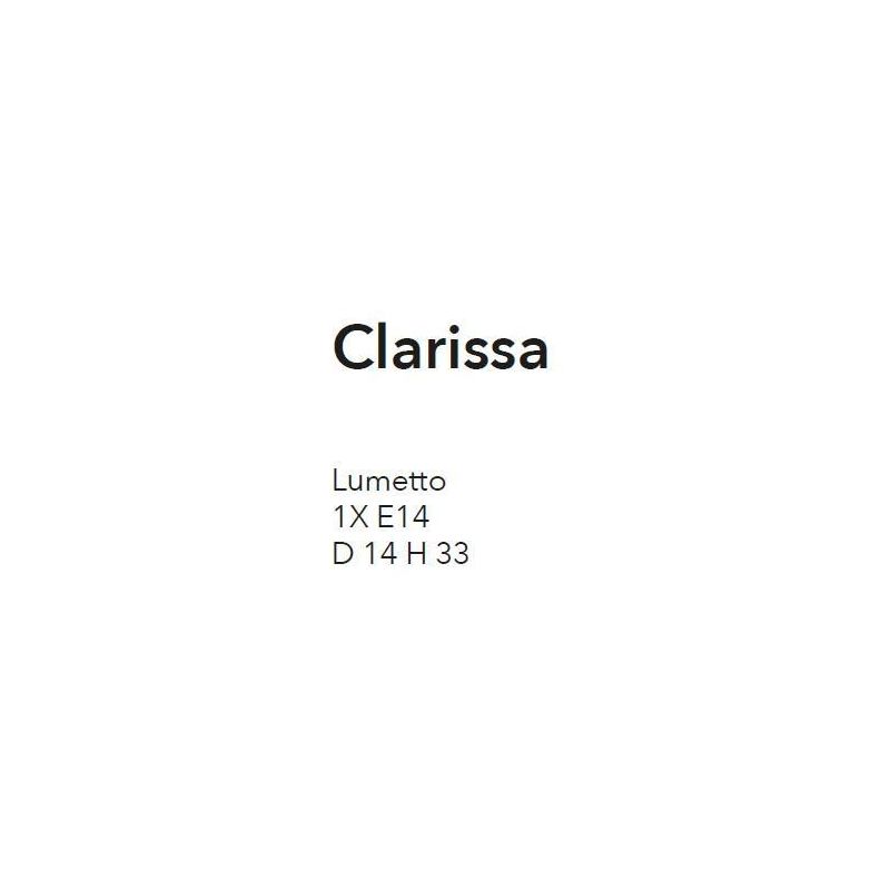 CLARISSA LUMETTO CLASSICO BIANCO PATINATO RAME DIFFUSORE FLOREALI E DETTAGLI IN CRISTALLO CRISTALENSI LUX - Cristalensi Shop Onl