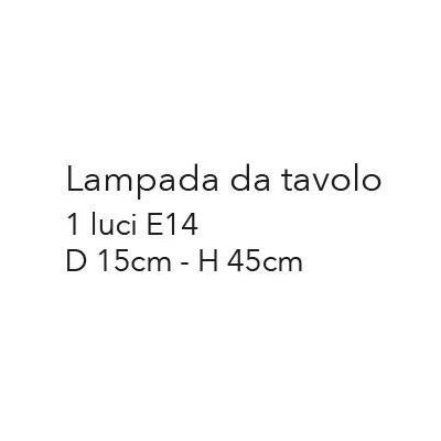 IMPERO LAMPADA DA TAVOLO CLASSICA IN METALLO AVORIO O BIANCO CON PARALUMI E OTTAGONI IN CRISTALLO CRISTALENSI LUX - Cristalensi